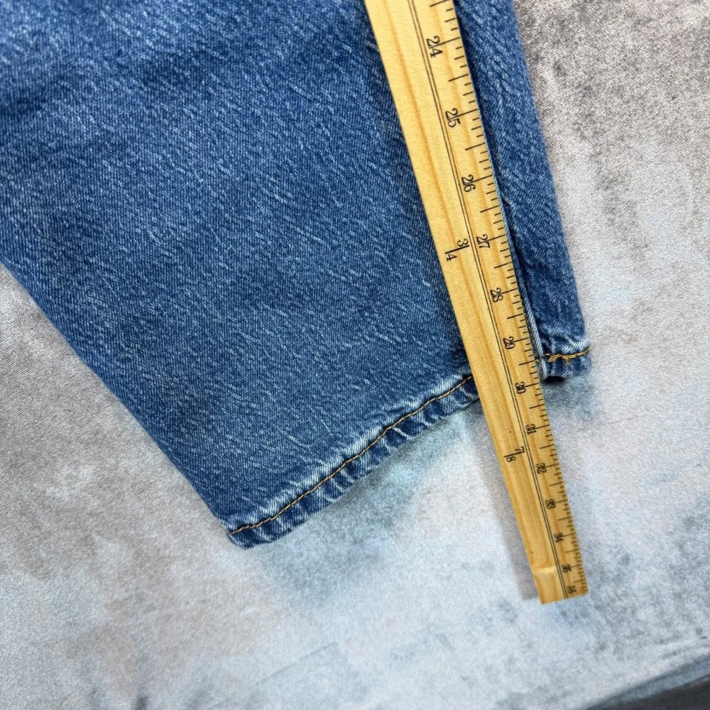 Levis 505 Regular Fit Jeans Mens Blue Regular 38x29 Denim Casual Classic